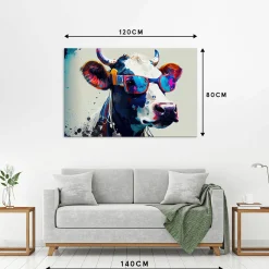 Acrylglasbild COOLE KUH