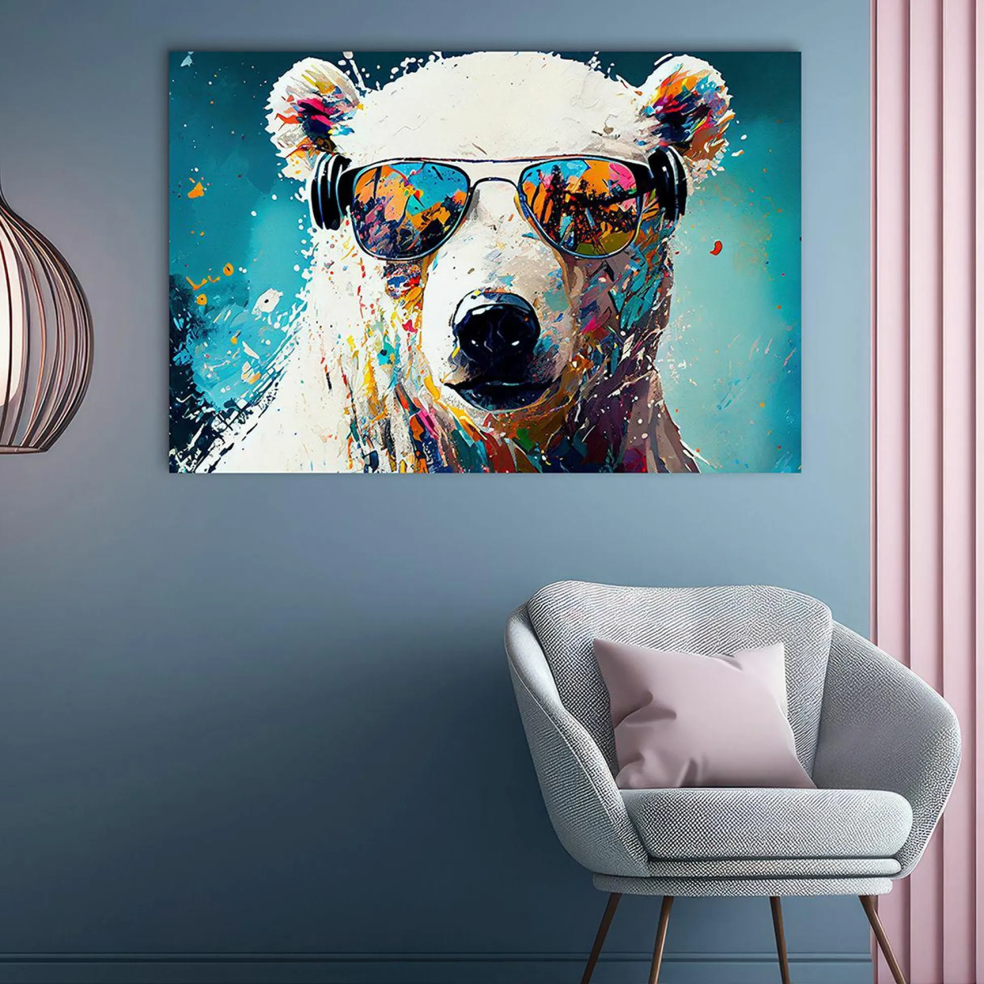 Acrylglasbild COOLER EISBÄR