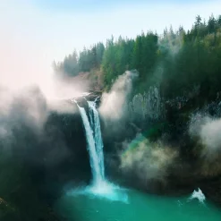 Aludibondbild MISTY WATERFALL