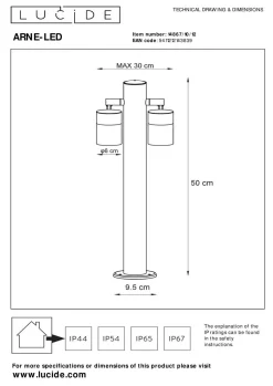 Außenleuchte ARNE-LED