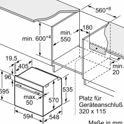 Backofen Bosch HBS271BB0