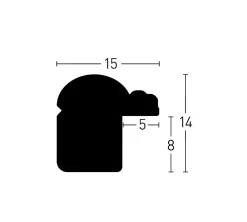 Bilderrahmen gold ASCOT