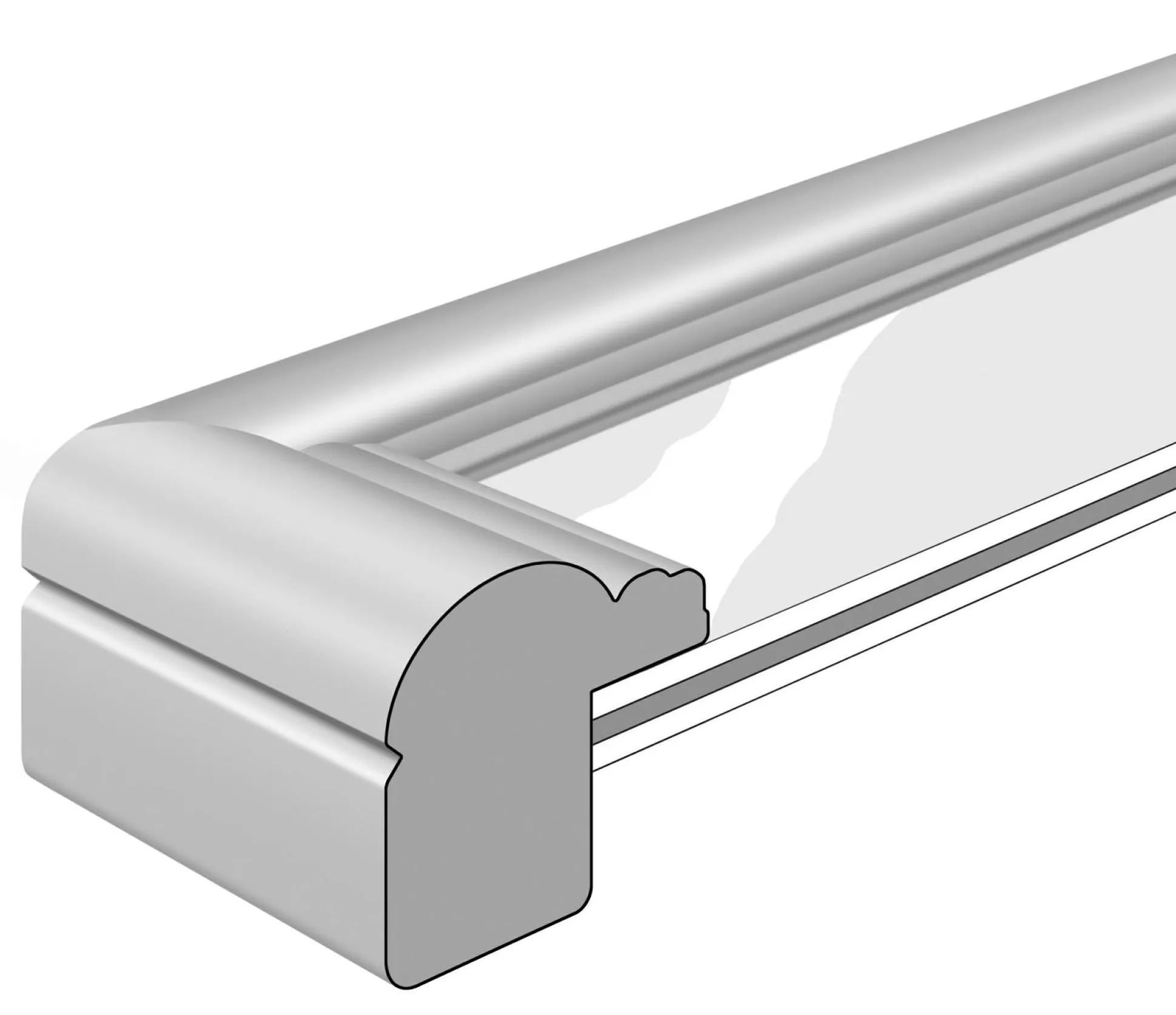 Bilderrahmen silber ASCOT