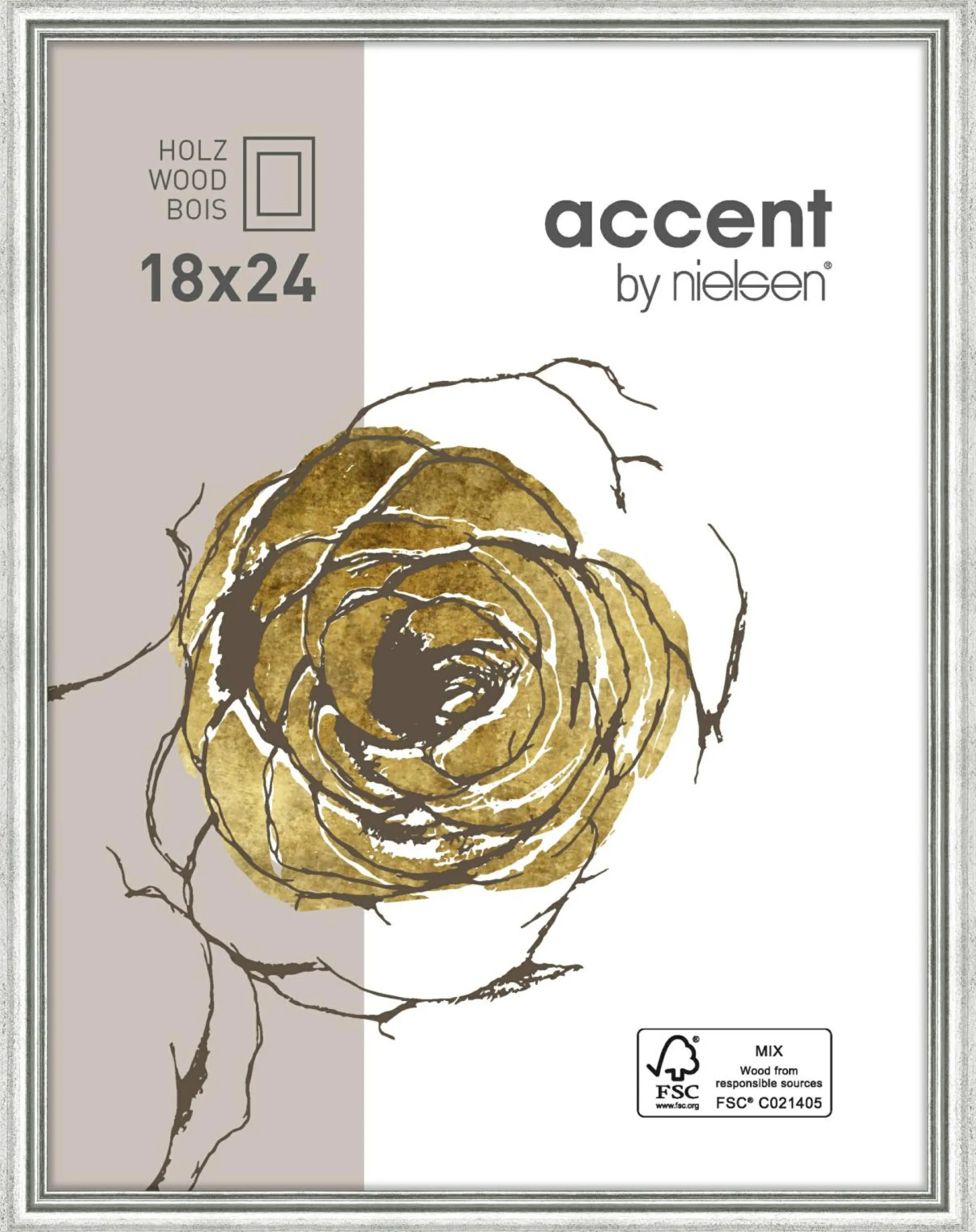 Bilderrahmen silber ASCOT