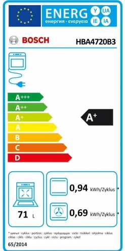 BOSCH Backofen HBA4720B3