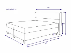 Boxspringbett DUNLOPILLO SUPERIOR