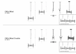 Deckenhalterung CM 4