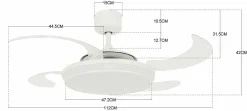 Deckenventilator EVO 1 LED