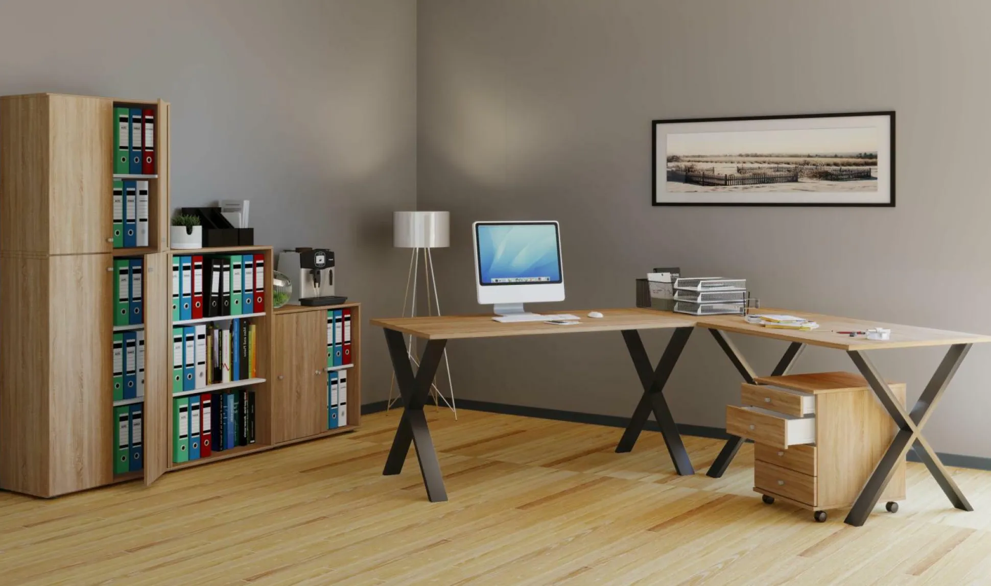 Eck-Schreibtisch LONA