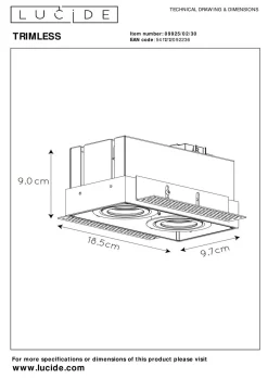 Einbauleuchte TRIMLESS