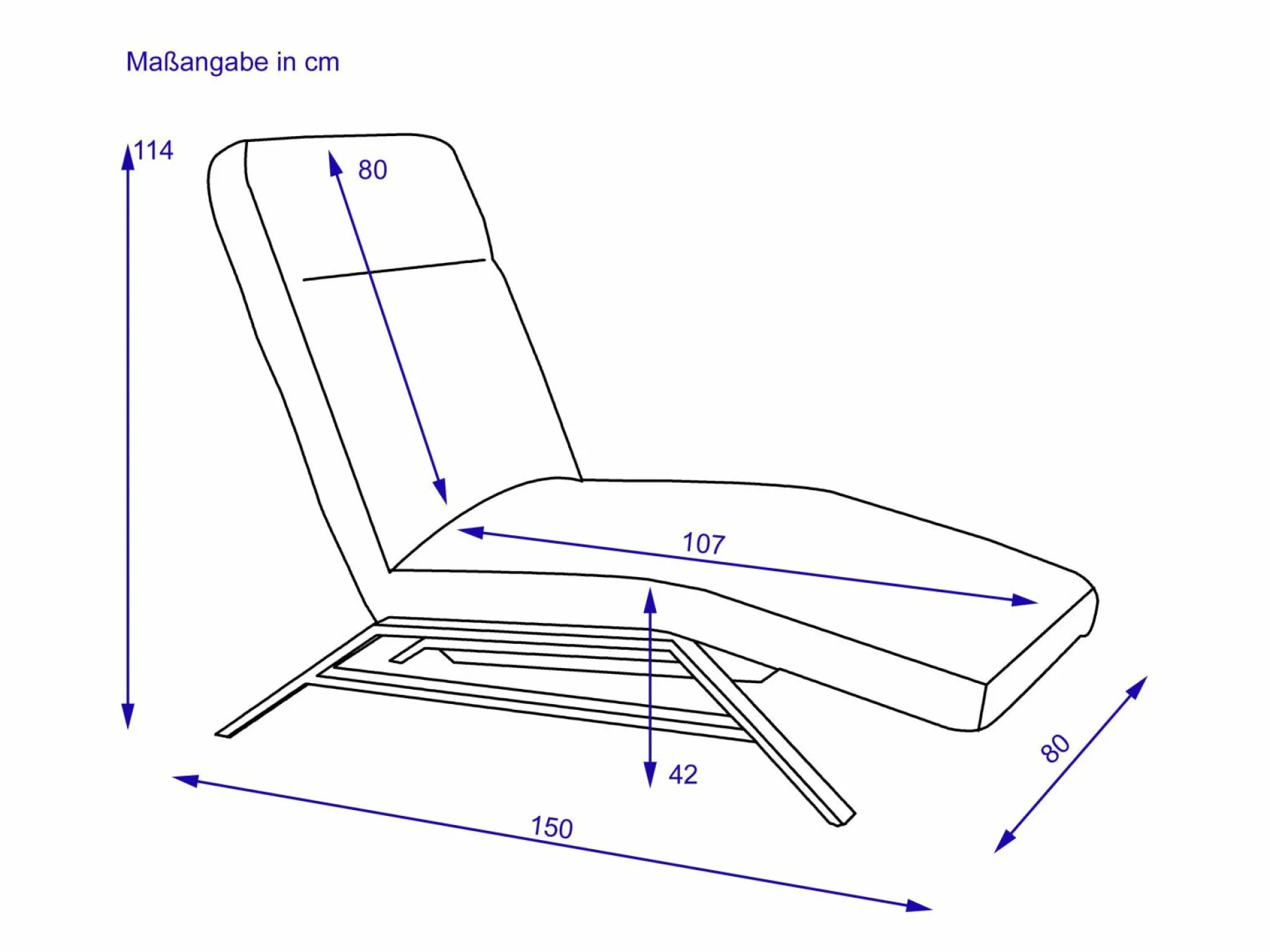 Einzelliege CHRISTIE