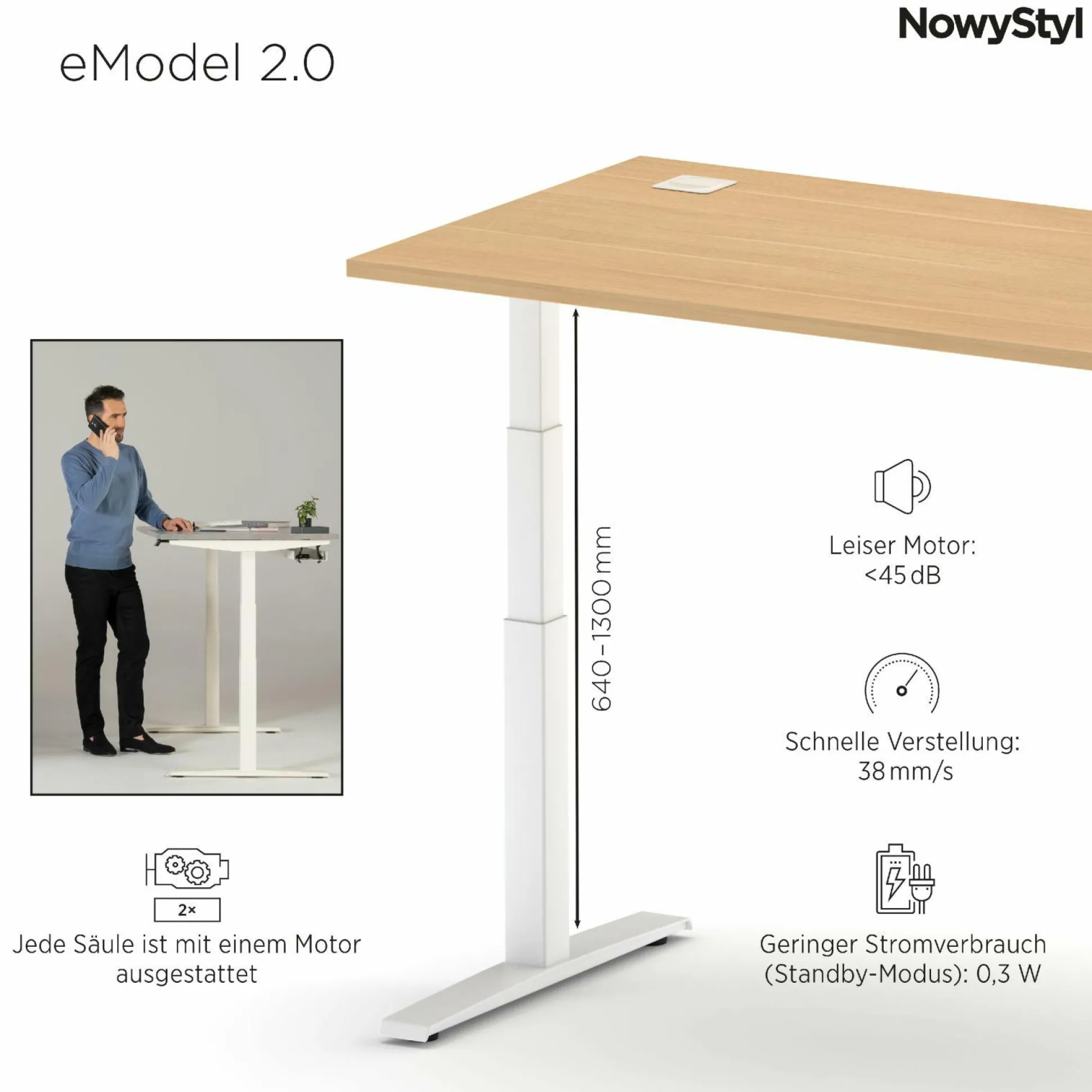 Elektroschreibtisch eMODEL