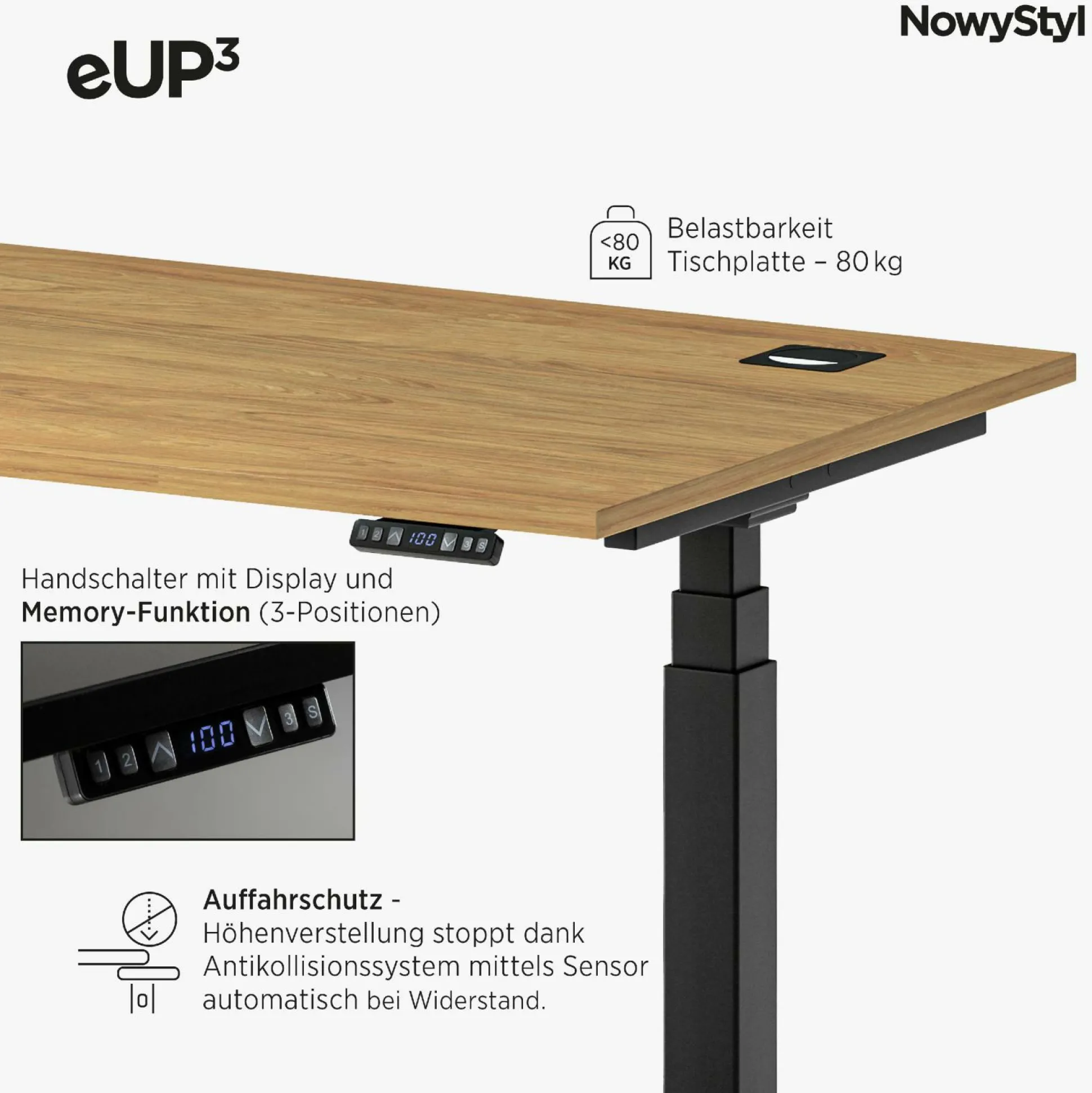 Elektroschreibtisch eUP