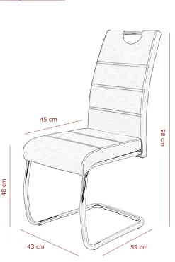 Freischwinger FLORA II 4er Set