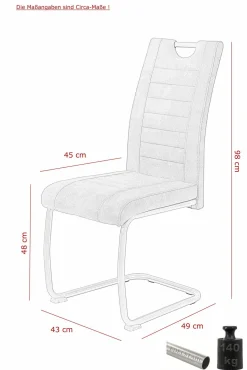 Freischwinger ULLA S 2er Set