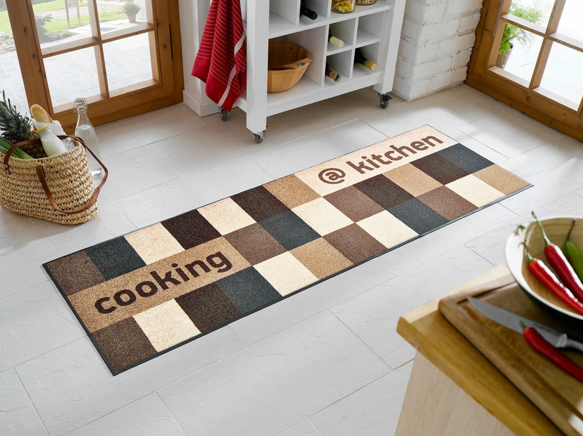 Fußmatte @ kitchen brownish