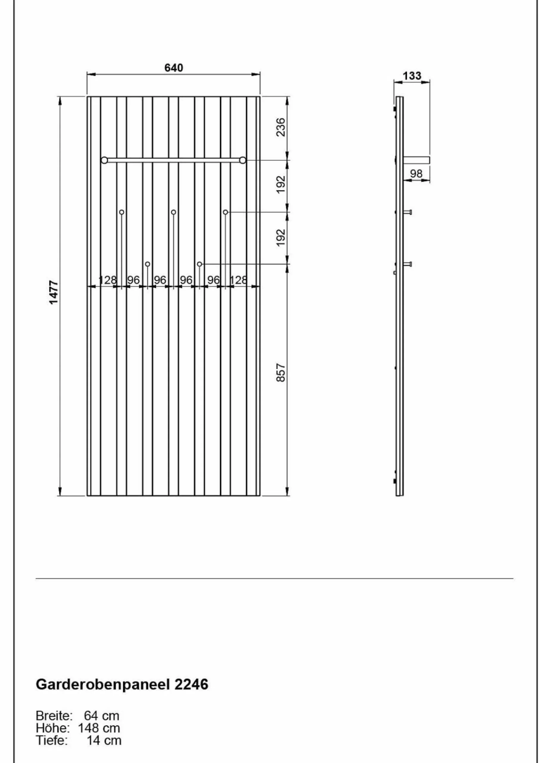 Garderobe vito RENELL