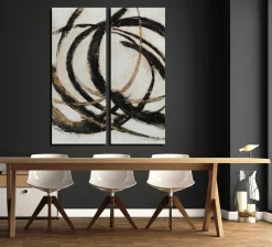 Gemälde elegante ROTATION