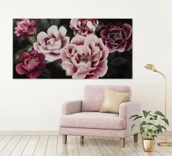 Gemälde HÜBSCHE ROSA BLÜTEN