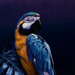 Gemälde PAPAGEI IN BLAU II