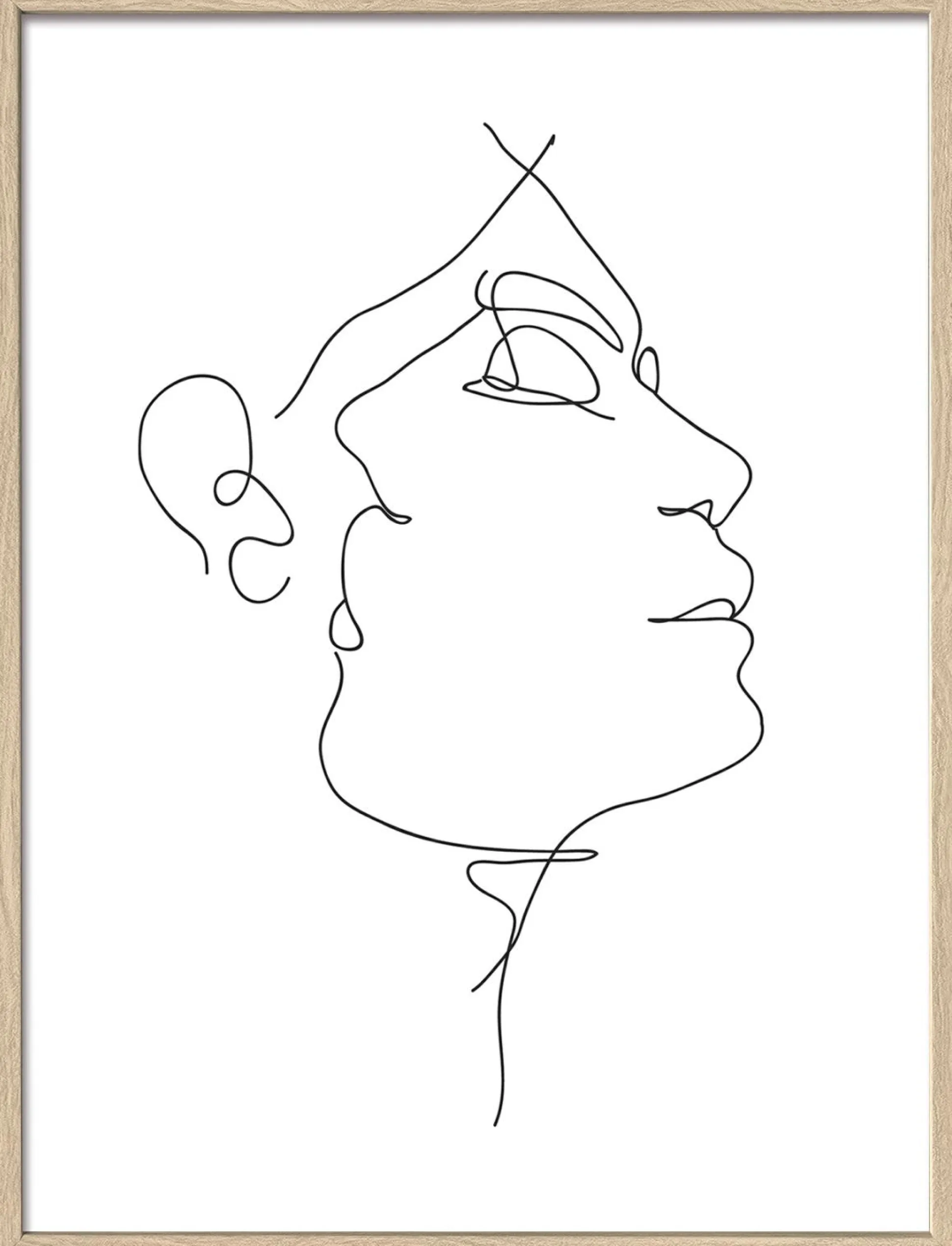 Gerahmtes Bild FACES I