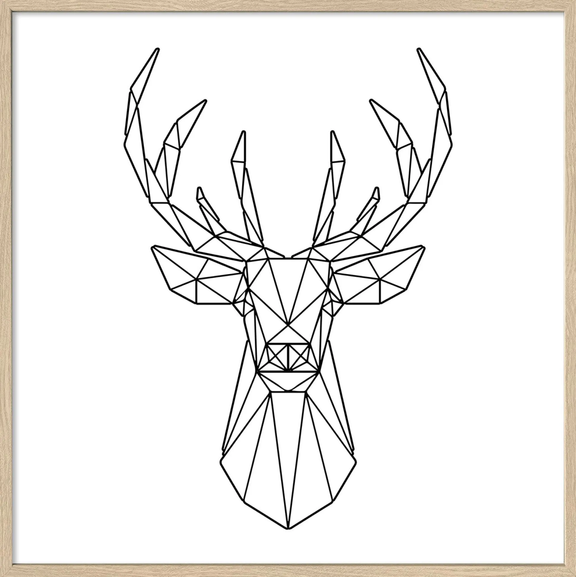 Gerahmtes Bild GEOMETRICAL