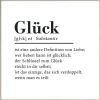 Gerahmtes Bild GLÜCK