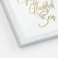 Gerahmtes Bild GLÜCKLICH SEIN