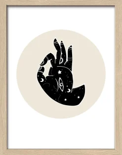 Gerahmtes Bild NAMASTE