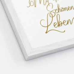 Gerahmtes Bild SCHÖNES LEBEN