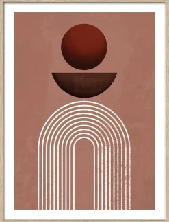 Gerahmtes Bild SHAPES OF THE