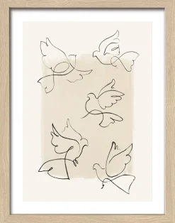 Gerahmtes Bild SHAPES XII