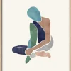 Gerahmtes Bild SITTING WOMAN