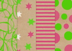 Geschenkpapier Rolle NEON