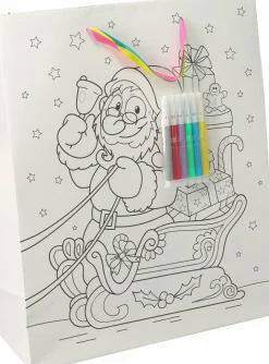 Geschenktasche zum Ausmalen