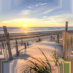 Glasbild BEACHVIEW I