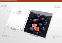 Glasbild FEIGEN UND BEEREN