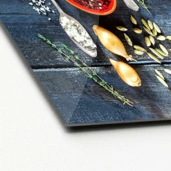 Glasbild GEWÜRZKREATION I