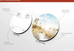 Glasbild WILDER STRAND III