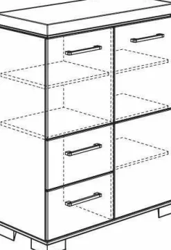 Highboard PAIDI KIRA