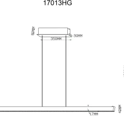 Hängeleuchte DENTSY