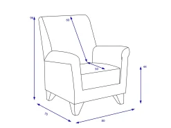 Hochlehnsessel MONDO QUADRA
