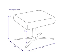 Hocker SYSTEMPOLSTER PADDY