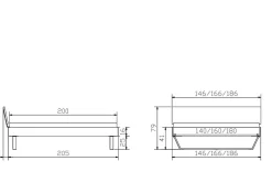 Holzbett HASENA ASTI