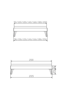 Holzbett HASENA CALVARI