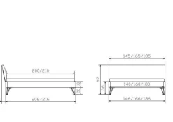 Holzbett HASENA LUGANO