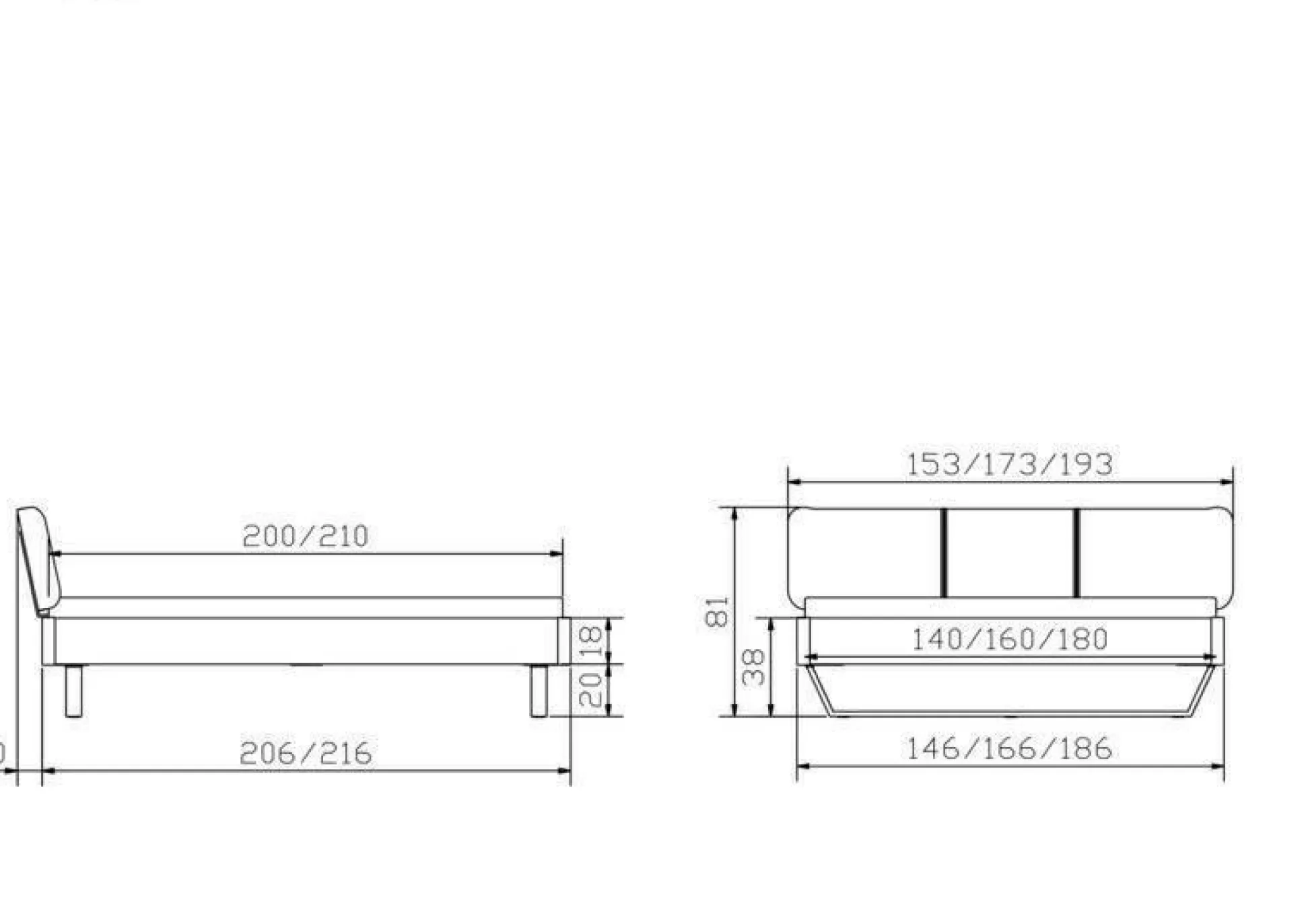 Holzbett HASENA MONTIERI
