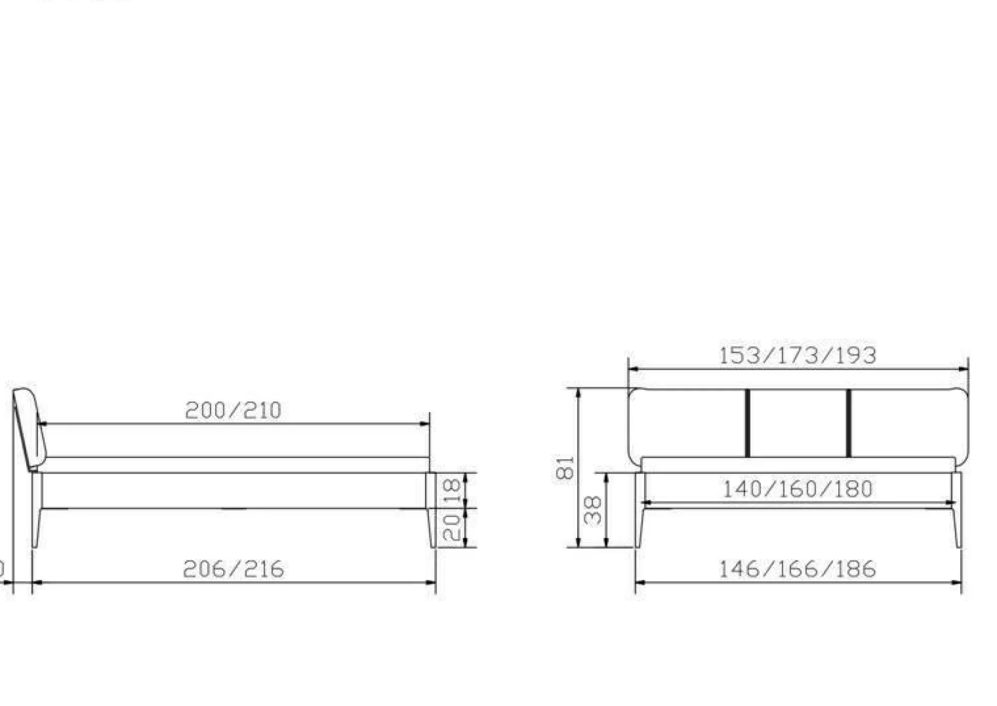 Holzbett HASENA PIENZA
