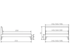 Holzbett HASENA SIMONE