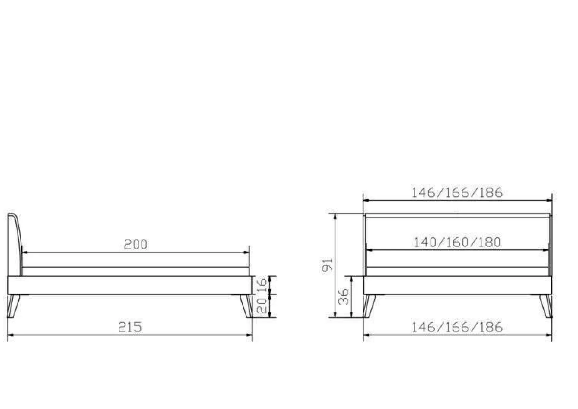 Holzbett HASENA SIMONE